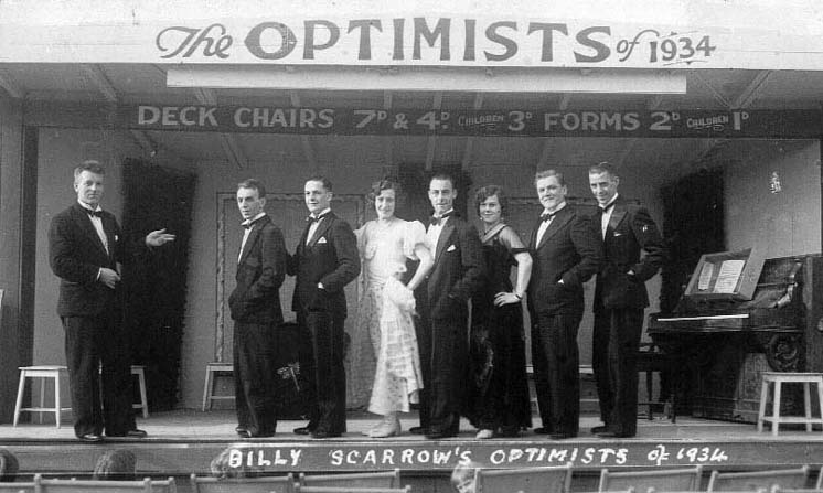 Billy Scarrow's Optimists 1934 Redcar Pierrot